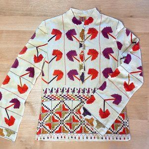 Rare Amazing Vintage TORY BURCH Tunic, size 10.